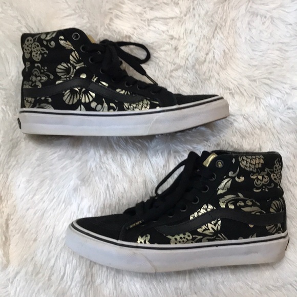 Vans Shoes - Vans Hawaiian high top metallic sneakers